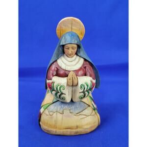Jim Shore 2004 Mary 4 3/4" Kneeling Nativity Replacement Excellent condition